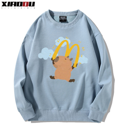 卡皮巴拉 2024親子情侶裝 圓領長袖