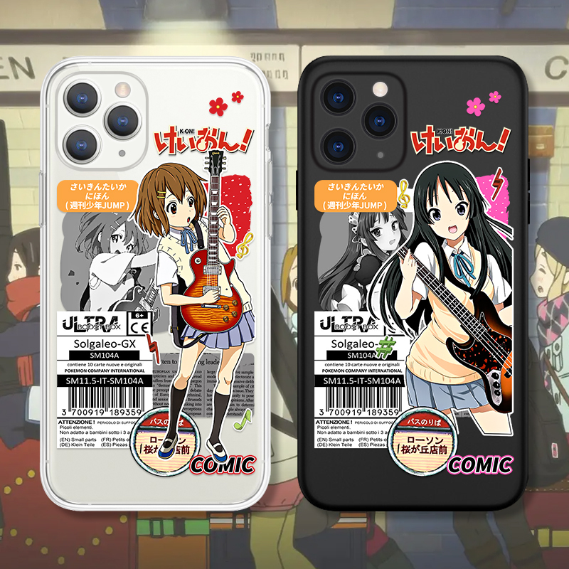 蘋果 系列輕音少女 天使眼透明防摔軟殼