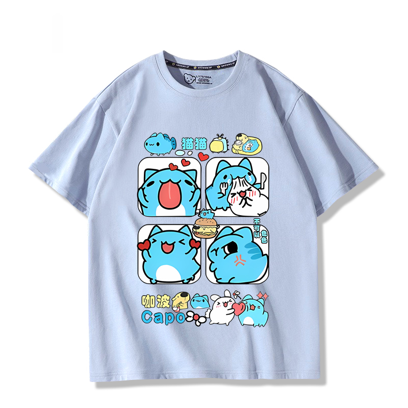 貓貓蟲咖波 2024親子情侶男女同款 T恤