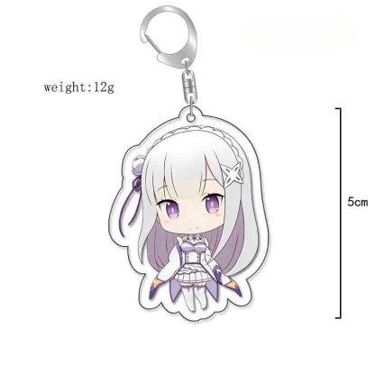 Re：從零開始的異世界生活拉姆雷姆艾米莉亞亞力克鑰匙扣掛飾【單買三件起送】