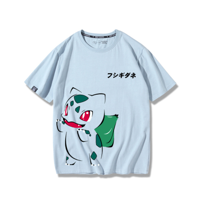 寶可夢 2024親子情侶男女同款 純棉T恤