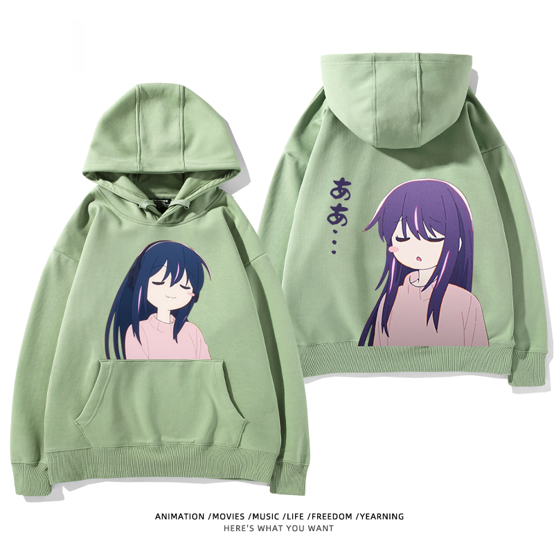 我推的孩子 聯名衛衣2024秋冬新款親子情侶裝薄絨款連帽衛衣