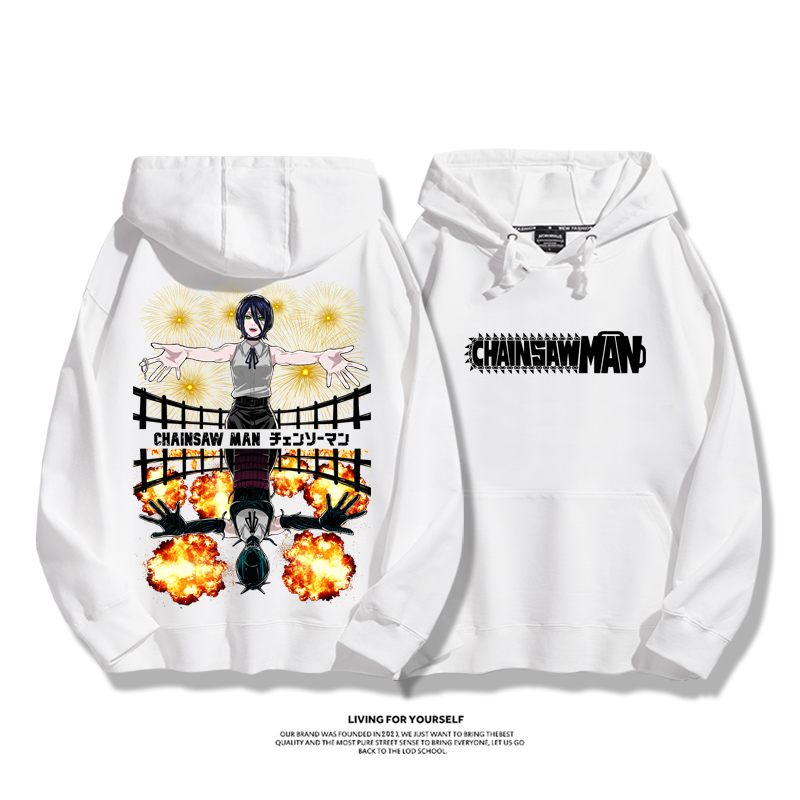 鏈鋸人新款 親子情侶男女款連帽衛衣