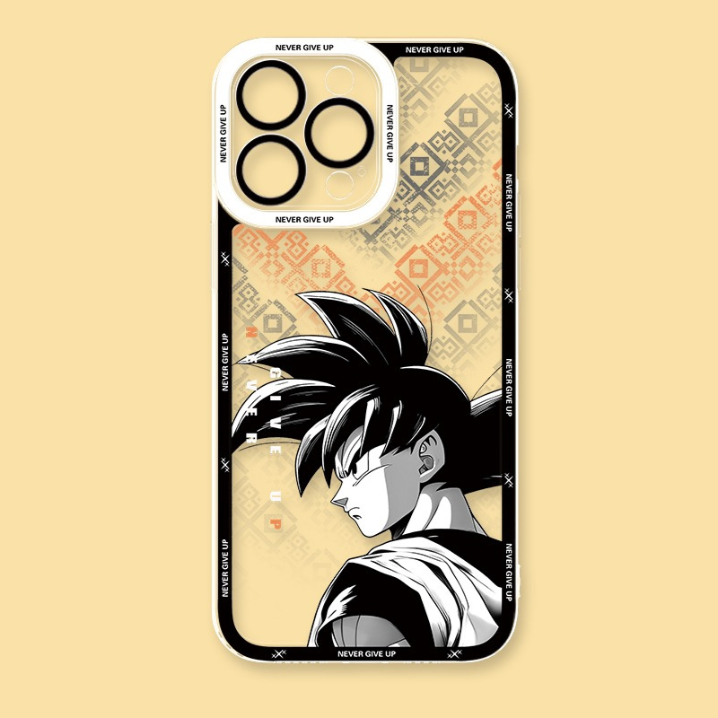 黑白動漫天使眼透明防摔軟殼