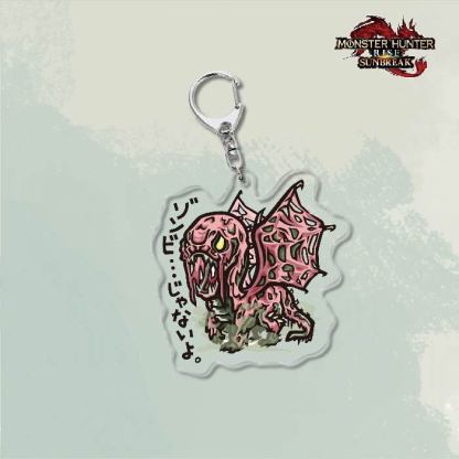 Monster Hunter Rise怪物獵人崛起滅盡龍雪鬼獸冰狼亞力克鑰匙扣掛飾【單買三件起送】