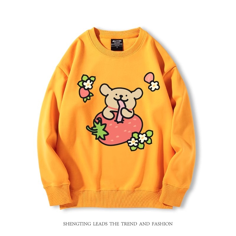 線條小狗 2024親子情侶裝 圓領長袖