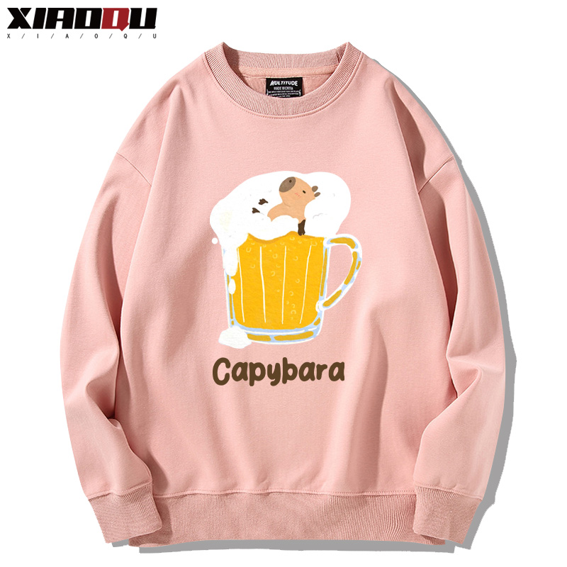 卡皮巴拉 2024親子情侶裝 圓領長袖