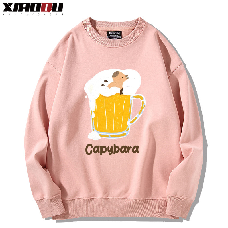 卡皮巴拉 2024親子情侶裝 圓領長袖