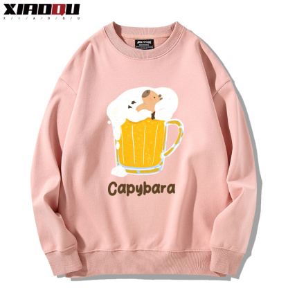 卡皮巴拉 2024親子情侶裝 圓領長袖