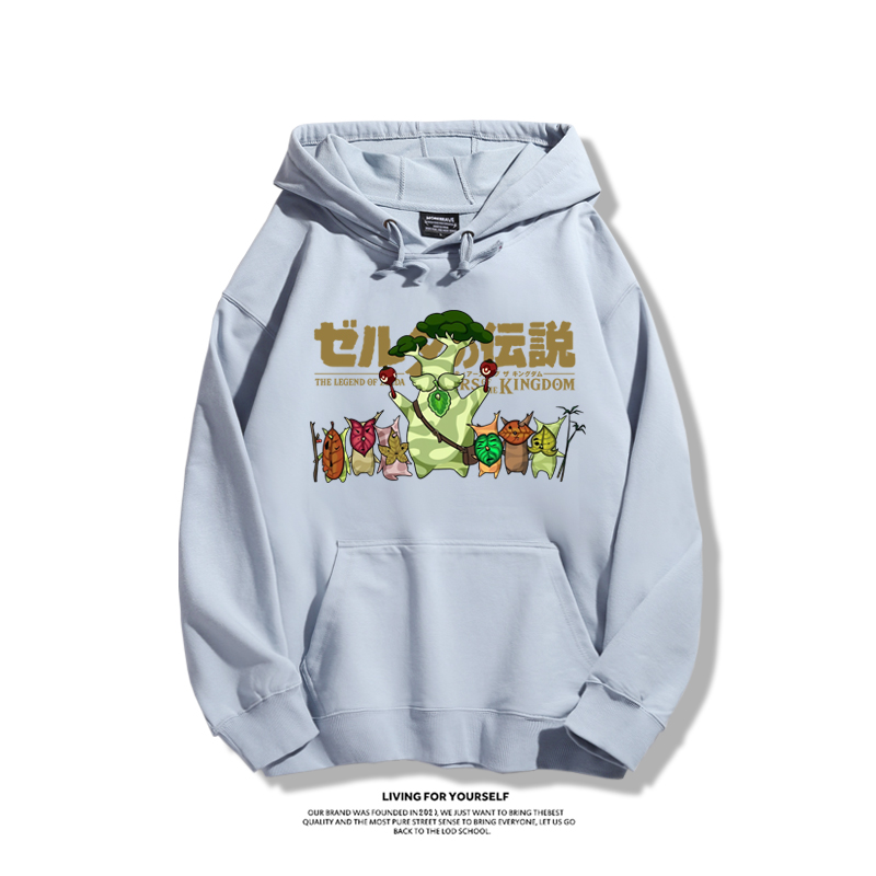 薩爾達傳說王國之淚聯名衛衣2023秋冬新款親子情侶裝薄絨款連帽衛衣