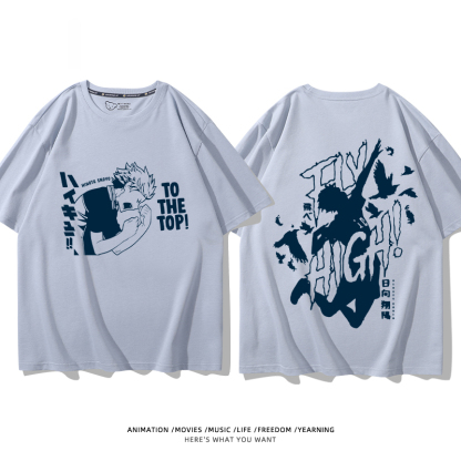 排球少年 2024親子情侶男女同款 純棉T恤