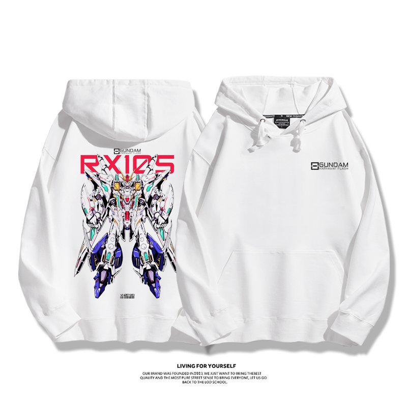 機動戰士高達 聯名衛衣2024秋冬新款親子情侶裝薄絨款連帽衛衣