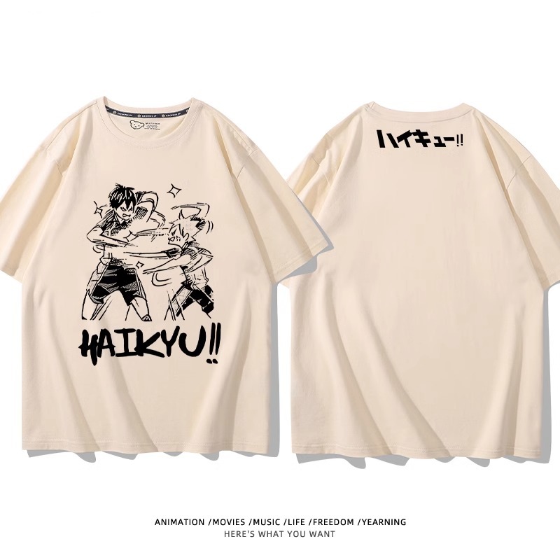 排球少年 2024親子情侶男女同款 純棉T恤