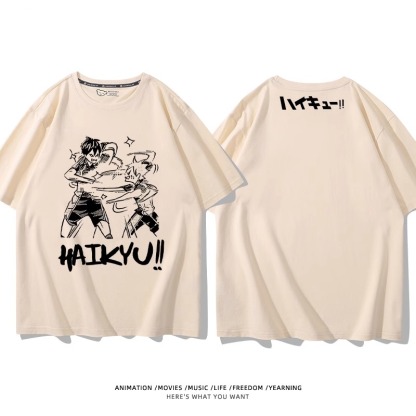 排球少年 2024親子情侶男女同款 純棉T恤