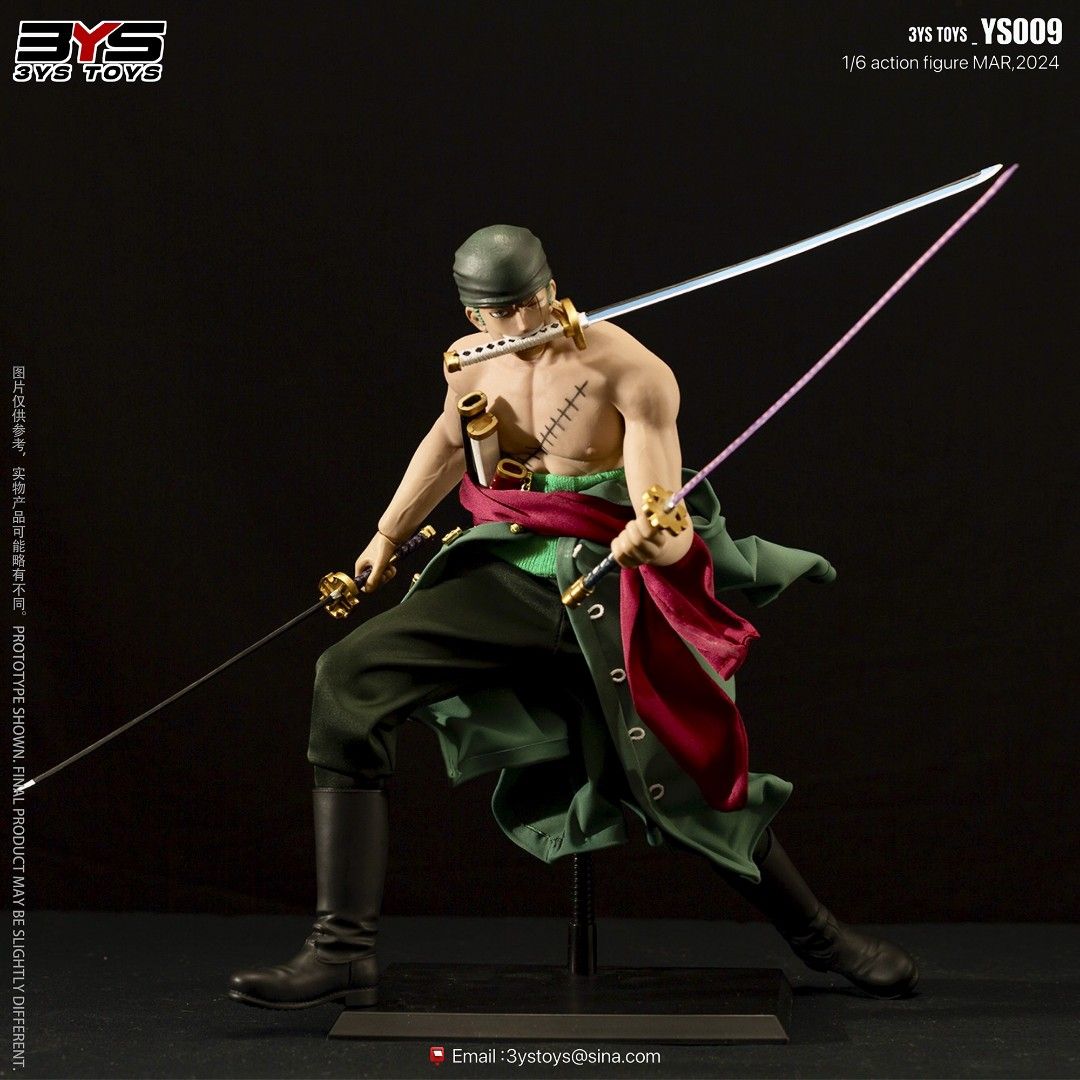 3YS TOYS海賊王 索隆 兵人可動人偶