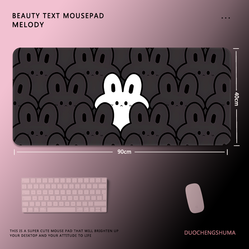 甜酷塗鴉電競超大遊戲加厚防滑鼠標墊