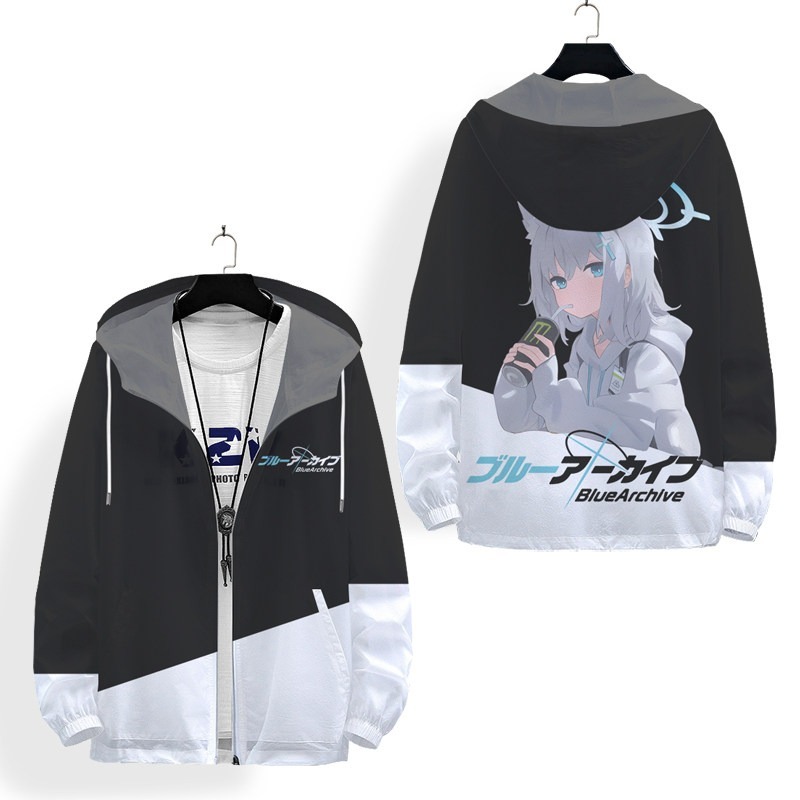 蔚藍檔案 輕薄透氣漸變oversize防曬衣外套