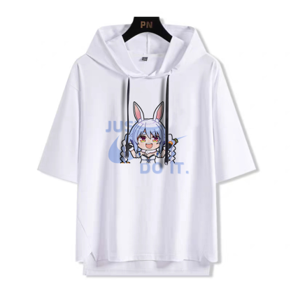 Vtuber HOLOLIVE 潮牌聯名連帽短袖T恤