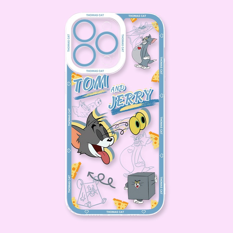 貓和老鼠天使眼透明防摔軟殼