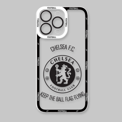 足球俱樂部天使眼透明防摔軟殼