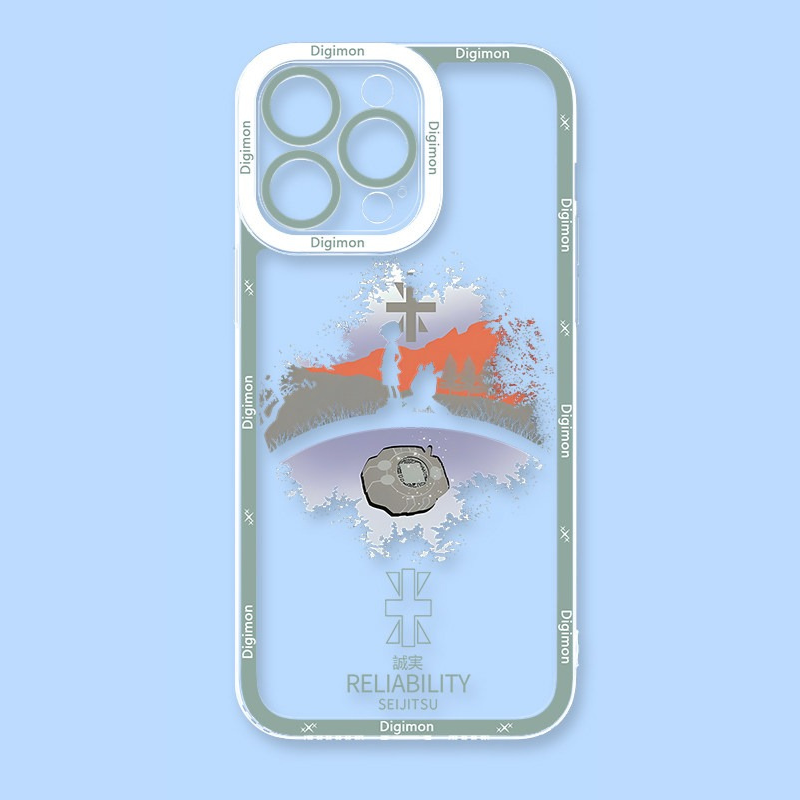 數碼寶貝天使眼透明防摔軟殼