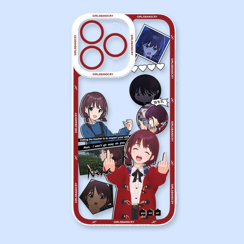 Girls Band Cry天使眼透明防摔軟殼