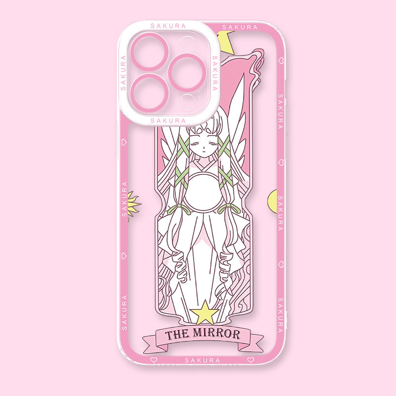 魔卡少女櫻天使眼透明防摔軟殼