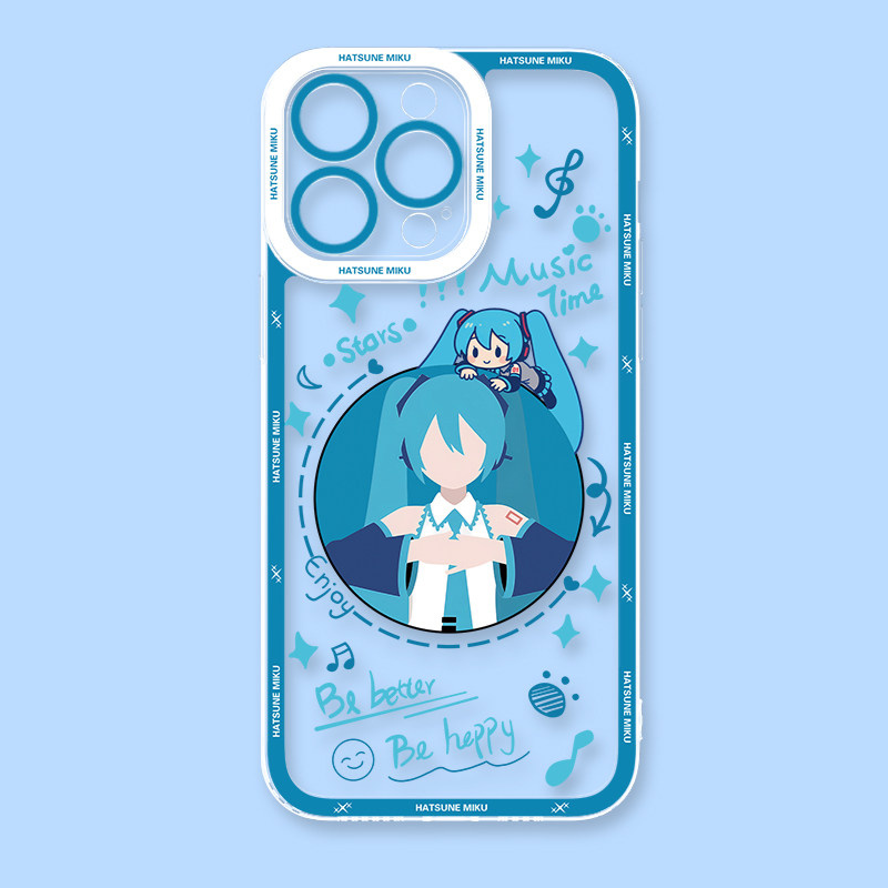 初音未來 天使眼透明手機殼