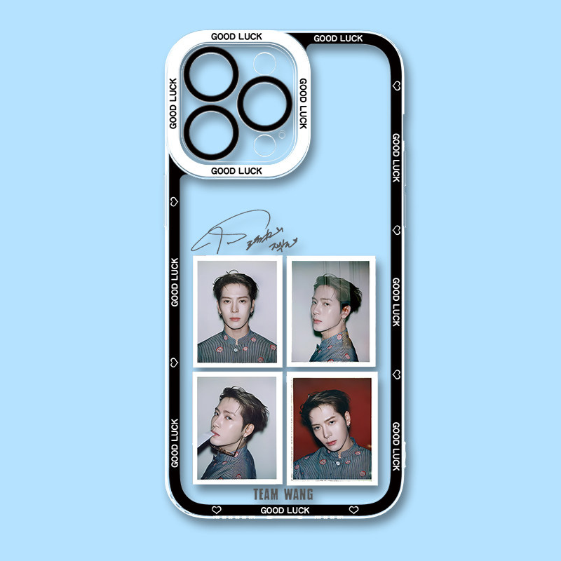 王嘉爾天使眼透明手機殼