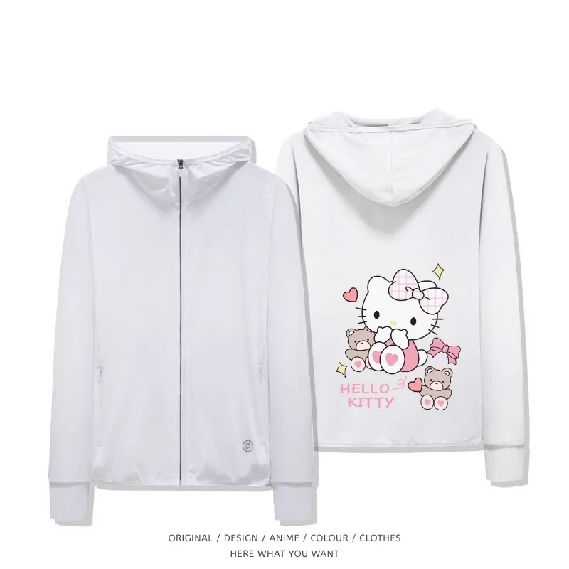 凱蒂貓 Hello Kitty 夏季通勤冰絲速乾涼感防曬外套