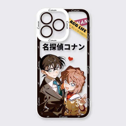 蘋果 系列名偵探柯南天使眼透明防摔軟殼