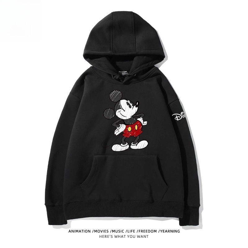 米老鼠米奇米妮 聯名衛衣2025秋冬新款親子情侶裝連帽衛衣