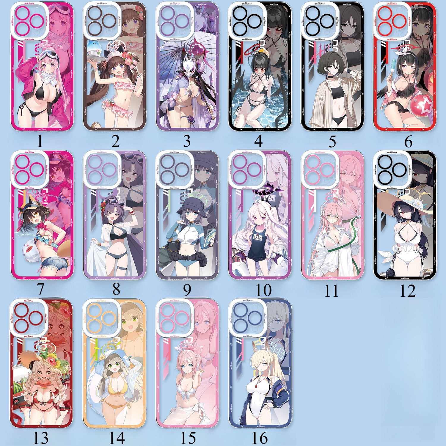 蔚藍檔案天使眼透明防摔軟殼