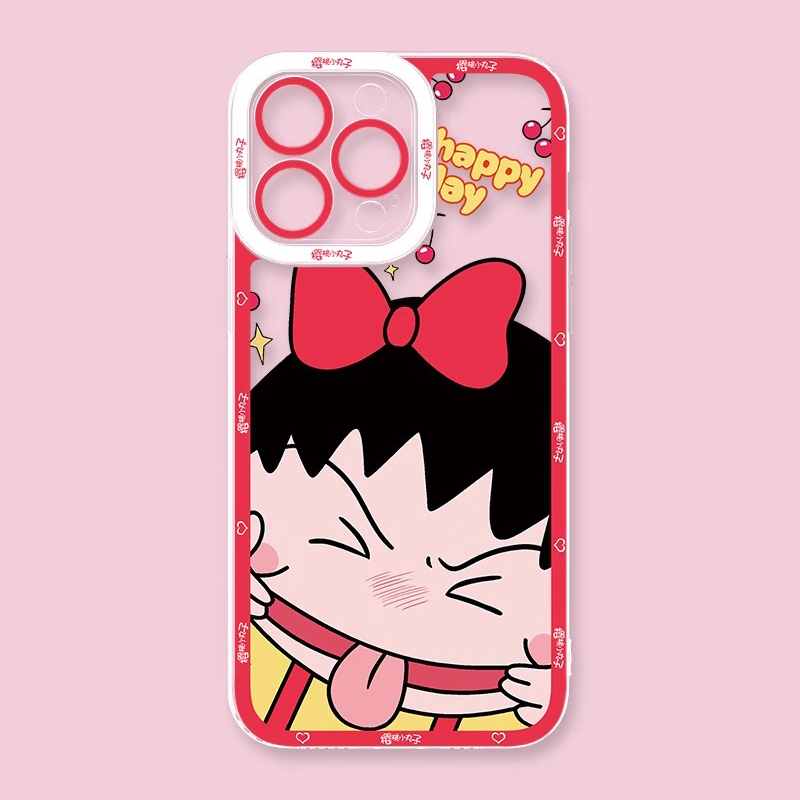 櫻桃小丸子天使眼透明防摔軟殼-ZUIHANG SHOP