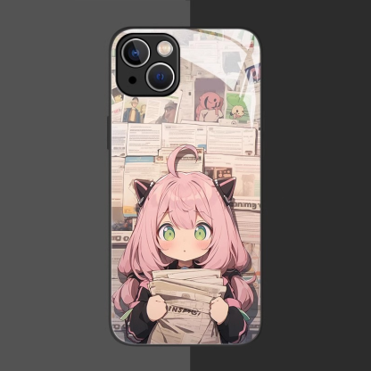 間諜家家酒新款高清全包防摔玻璃殼