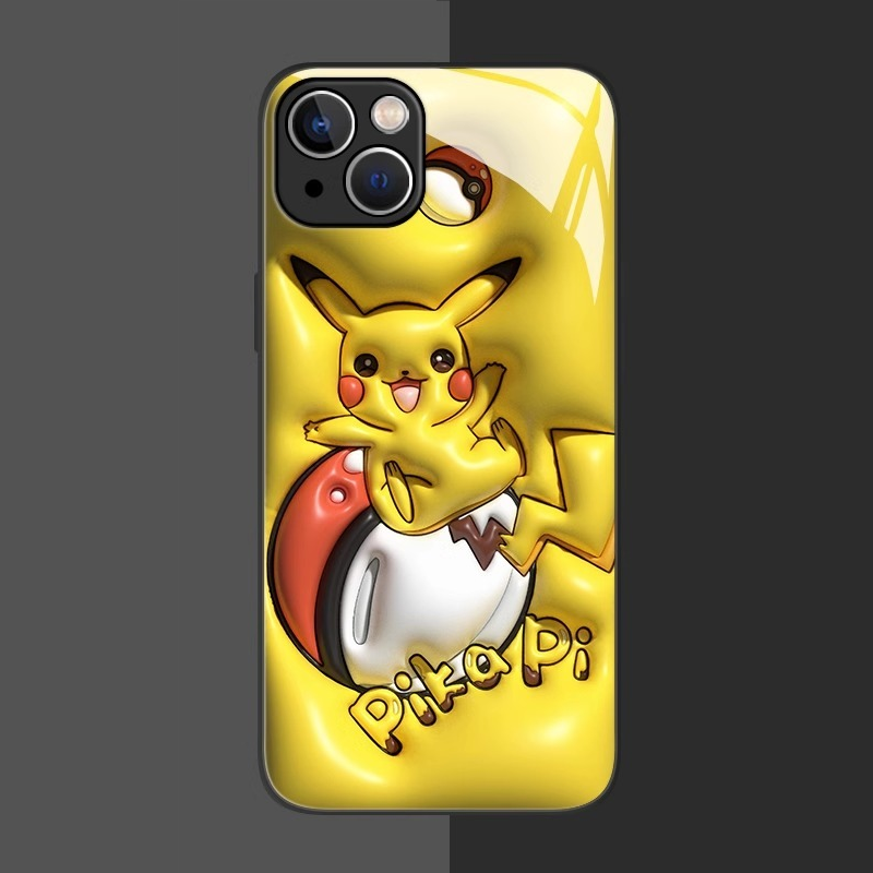 膨脹寶可夢新款高清全包防摔玻璃殼