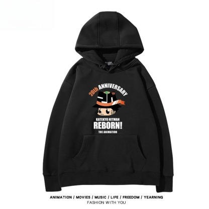 家庭教師reborn 聯名衛衣新款 親子情侶裝連帽衛衣