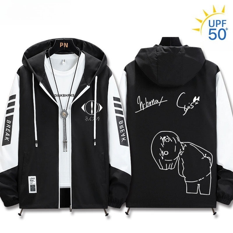 夜鹿yorushika 輕薄透氣拉鏈防曬衣外套