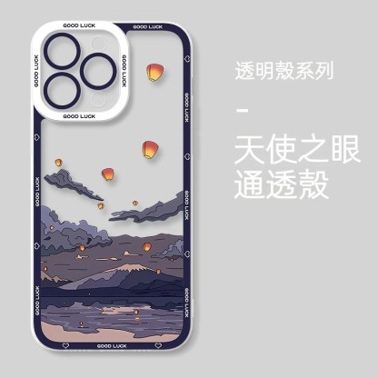 風景 天使眼透明防摔軟殼