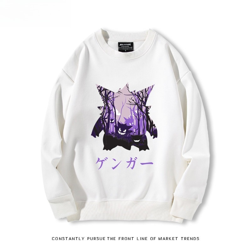 寶可夢耿鬼 聯名親子情侶裝 圓領長袖