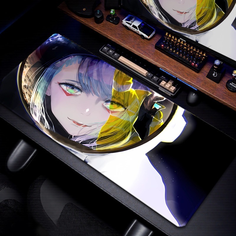 電馭叛客2077主題桌墊 布質滑鼠墊