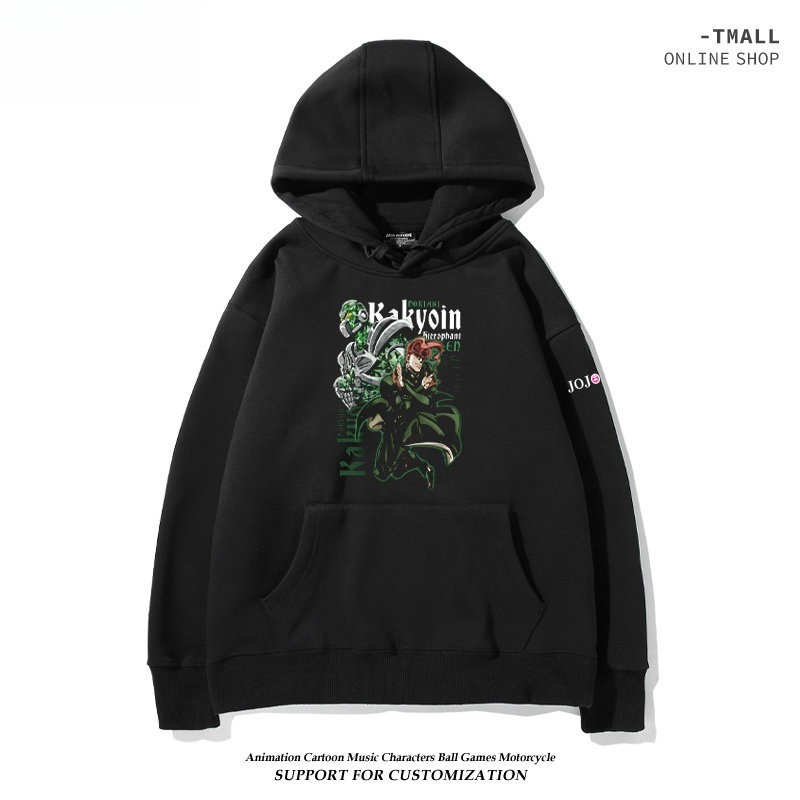JOJO的奇妙冒險 親子情侶男女連帽衛衣