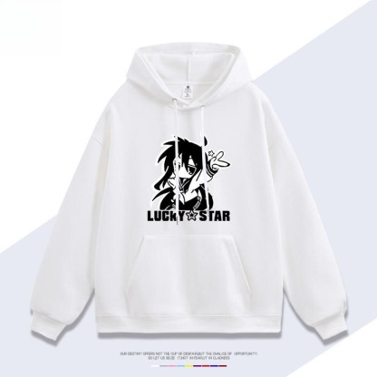 幸運星lucky star 聯名衛衣新款 親子情侶裝連帽衛衣