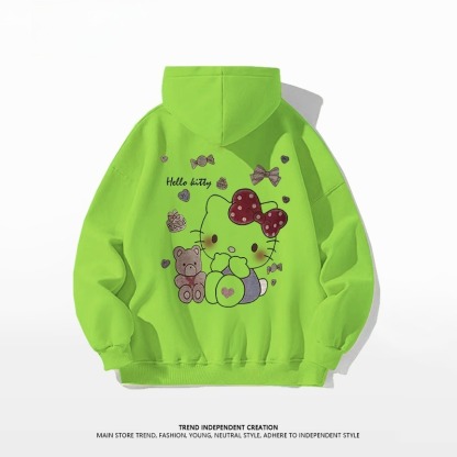 Hello Kitty凱蒂貓新款 親子情侶男女連帽衛衣
