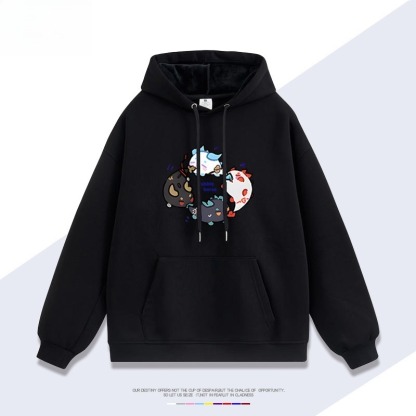 明日方舟龍泡泡新款 親子情侶男女連帽衛衣