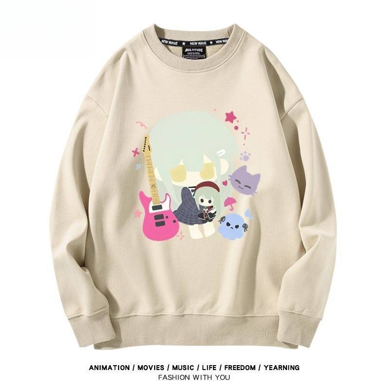 Mygo!AveMujica若葉睦 聯名親子情侶裝 圓領長袖