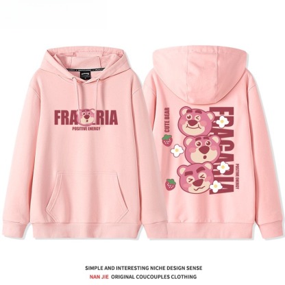 熊抱哥新款 親子情侶男女連帽衛衣