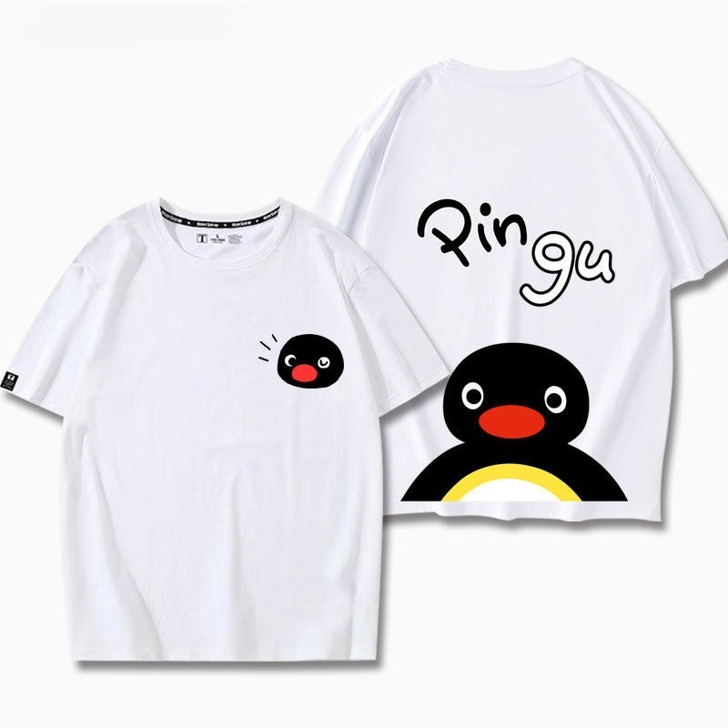 企鵝家族Pingu 印花短袖T恤