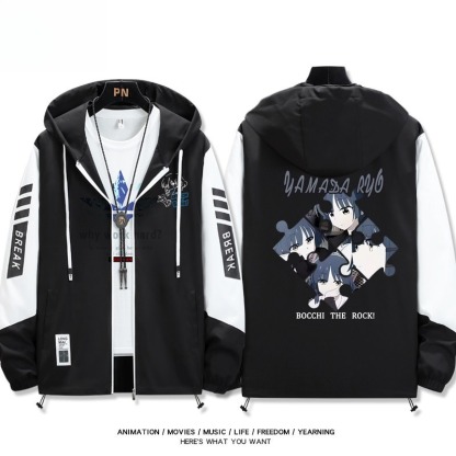 孤獨搖滾 輕薄透氣拉鏈防曬衣外套