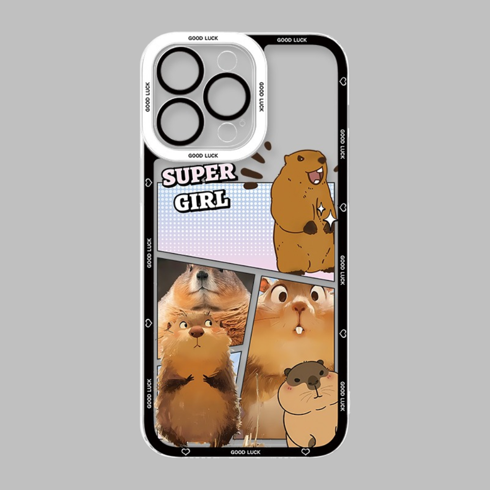 土撥鼠天使眼透明防摔軟殼